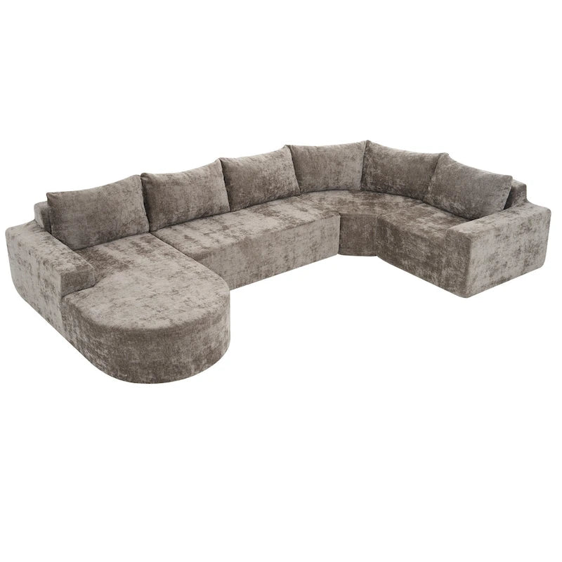 Modular Sectional Sofa Living Room Floor Couch Chaise Lounge