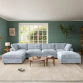 157.48  Modular Sectional Sofa Couch, Modern Deep Seat Sleeper Sofa for Living Room