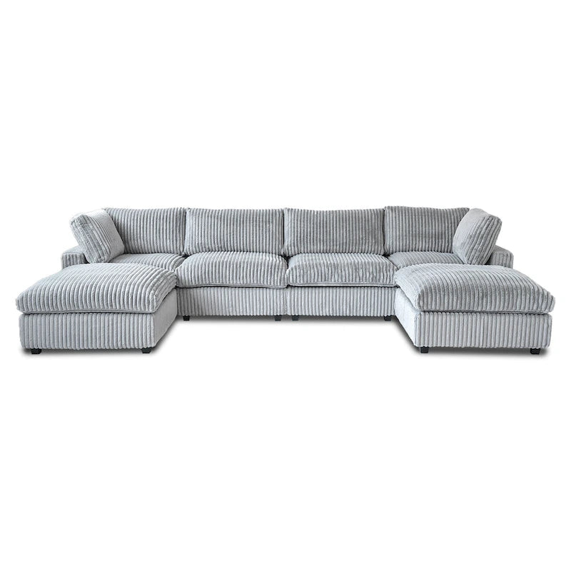 157.48  Modular Sectional Sofa Couch, Modern Deep Seat Sleeper Sofa for Living Room