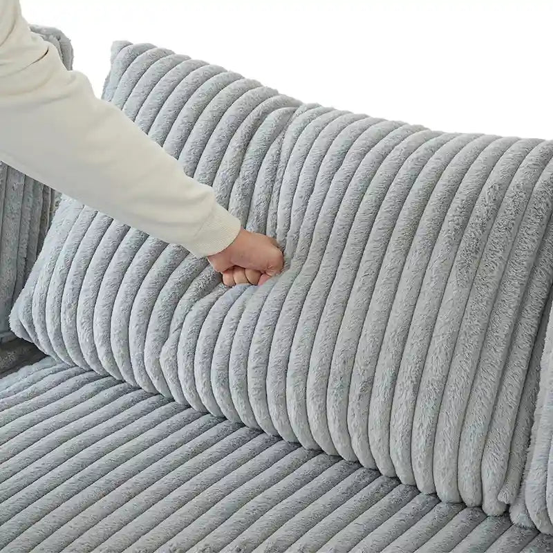 157.48  Modular Sectional Sofa Couch, Modern Deep Seat Sleeper Sofa for Living Room
