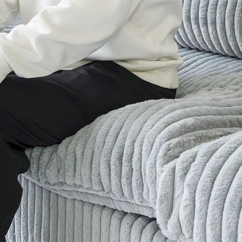 157.48  Modular Sectional Sofa Couch, Modern Deep Seat Sleeper Sofa for Living Room