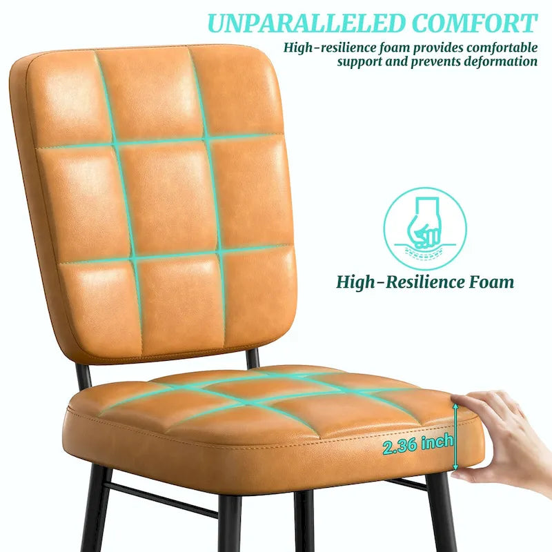 Modern Dining Chairs Set of 2/4/6/8, Upholstered Kitchen Chairs with Thick Cushion for Dining Room