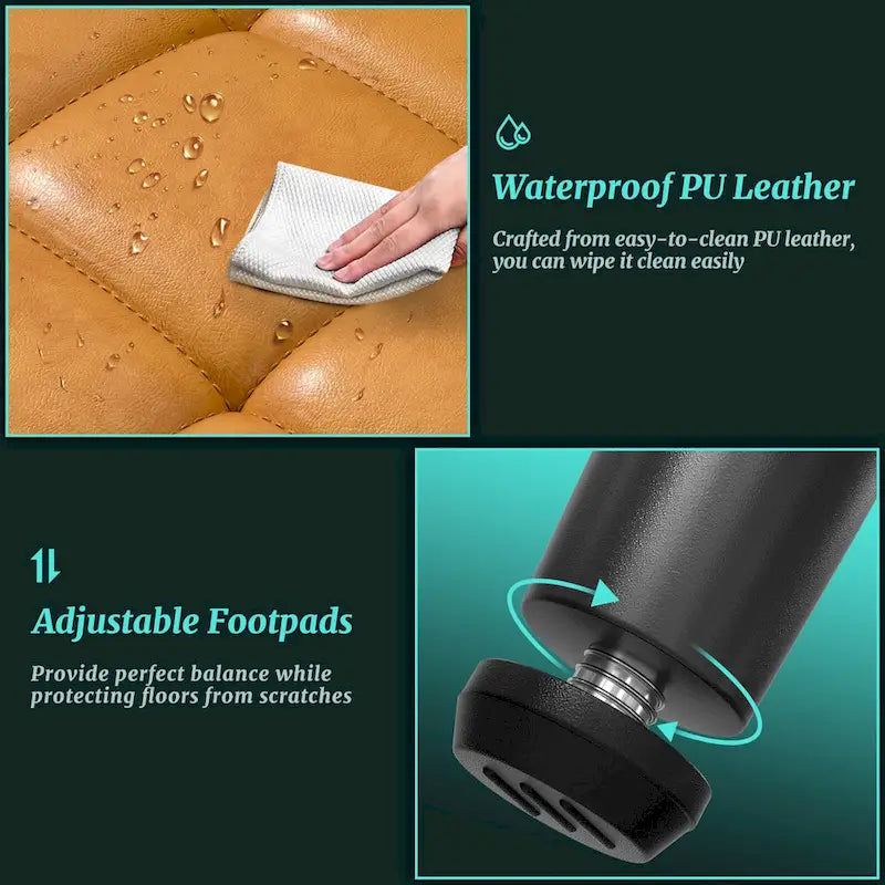 Modern Dining Chairs Set of 2/4/6/8, Upholstered Kitchen Chairs with Thick Cushion for Dining Room