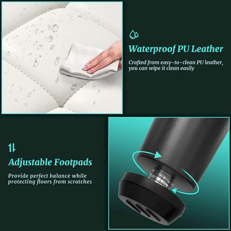 Modern Dining Chairs Set of 2/4/6/8, Upholstered Kitchen Chairs with Thick Cushion for Dining Room