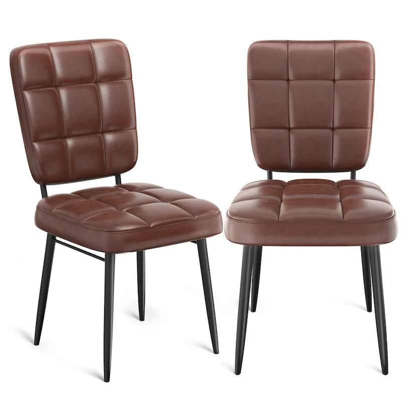 Modern Dining Chairs Set of 2/4/6/8, Upholstered Kitchen Chairs with Thick Cushion for Dining Room