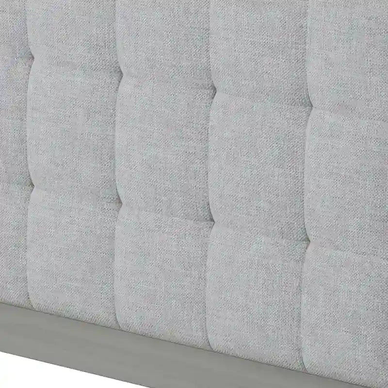 Solid Wood Platform Upholstered Headboard Queen Bed