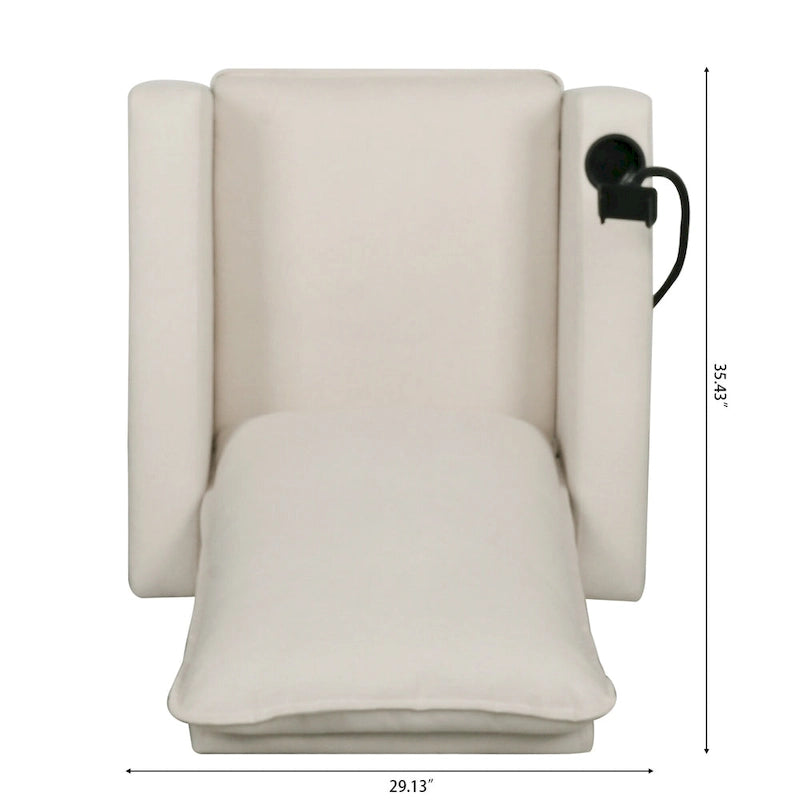 Recliner Chairs for Adults, Adjustable Recliner Sofa with Mobile Phone Holder & Cup Holder