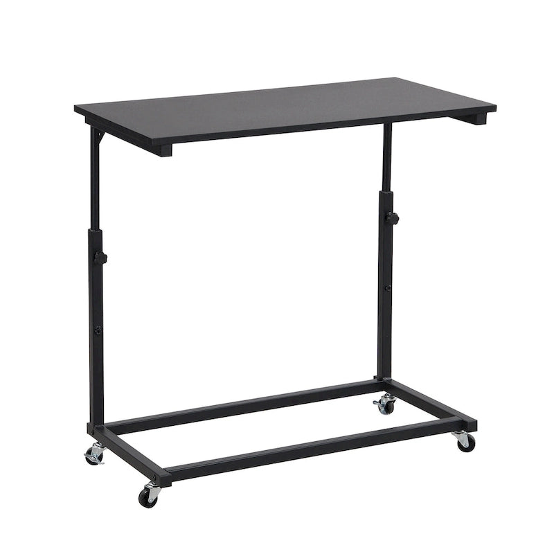 Versatile Daybed with Movable Desk, Metal Sofa Bed Frame with Metal Grid, Shelves and Clothes Hanger, No Box Spring Needed