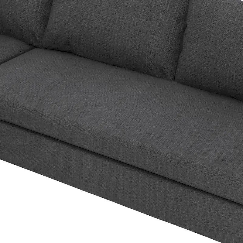 Modular Sectional Sofa, Reversible U Shaped Chenille Couch Set