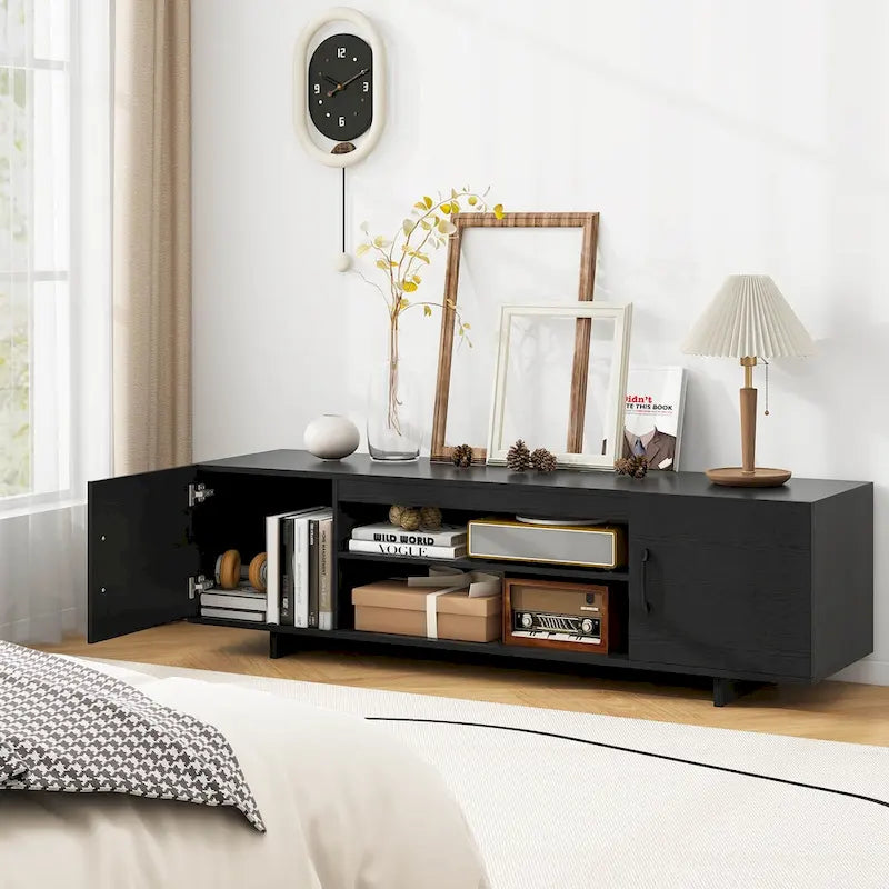 Costway TV Stand for 70  TVs Modern Entertain Center with Power Outlet - See Details