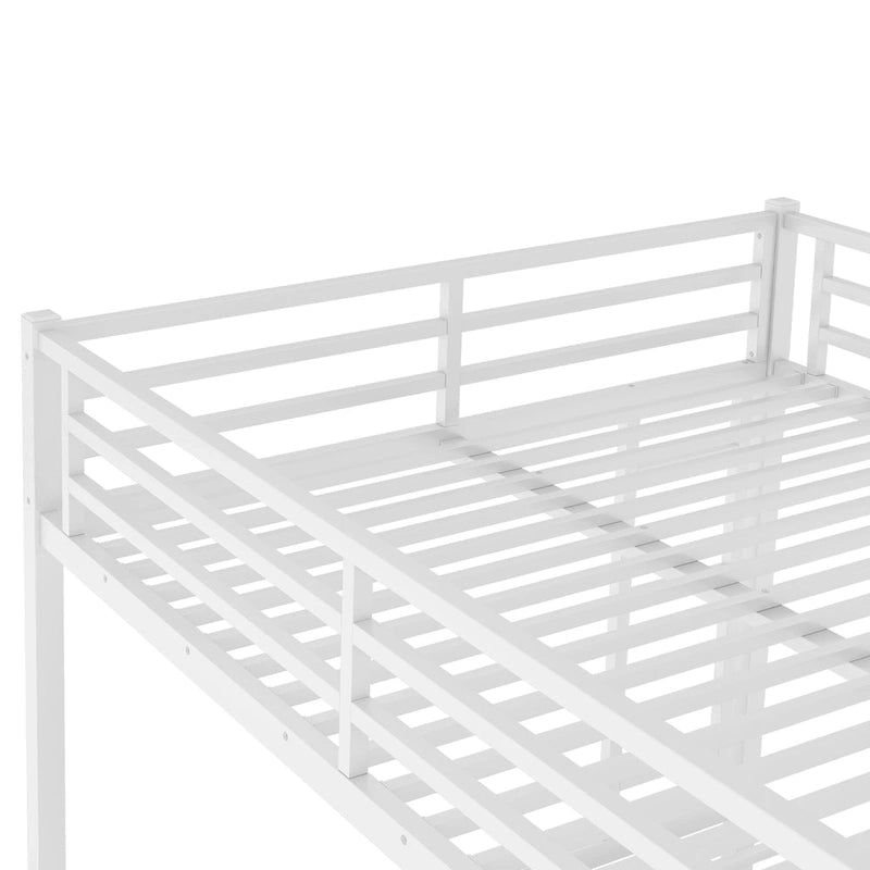 Metal Queen over Queen Bunk Bed for Teens and Adults,Space-Saving/Noise Reduced/No Box Spring Needed