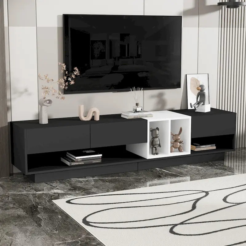 74  TV Stand with Storage & Compartment for TVs Up to 80