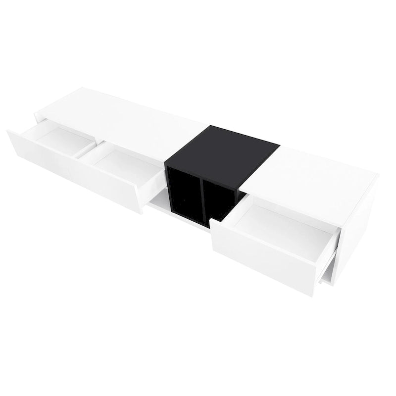 74  TV Stand with Storage & Compartment for TVs Up to 80
