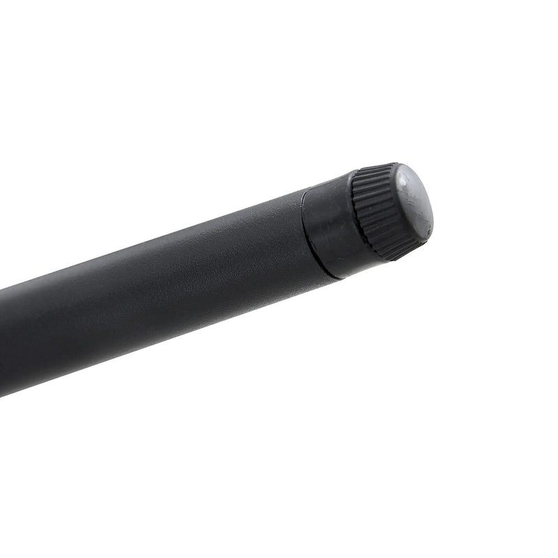 Modern Dining Set with Rectangular Black A-Frame Table & Round Backrest Chairs