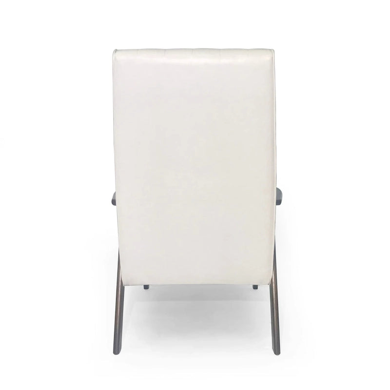 25.75  High Back Faux Leather Accent Chair