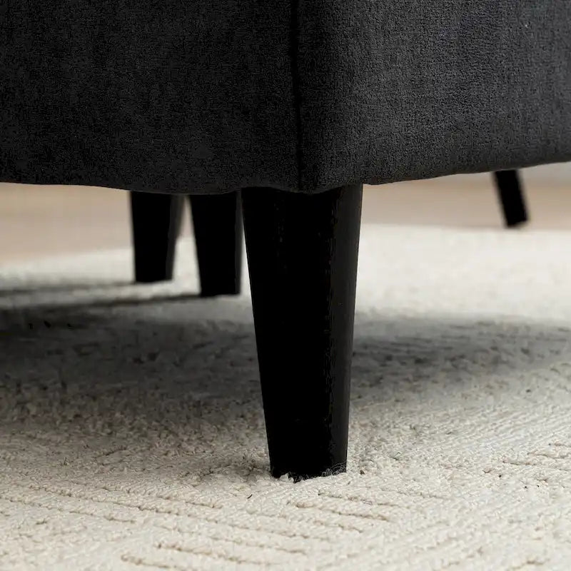 78.74  3-Seater L-Shaped Convertible Sectional Sofa with Footstools and Storage