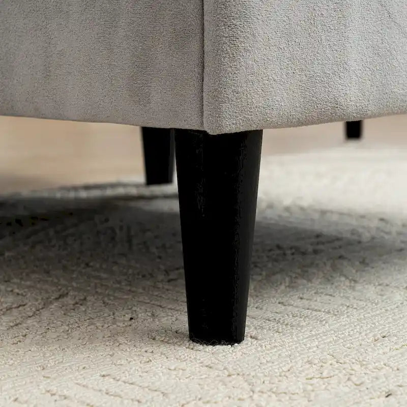 78.74  3-Seater L-Shaped Convertible Sectional Sofa with Footstools and Storage