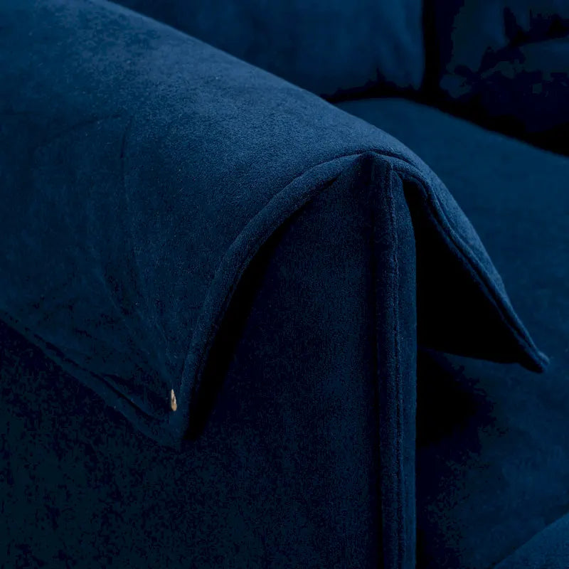 78.74  3-Seater L-Shaped Convertible Sectional Sofa with Footstools and Storage