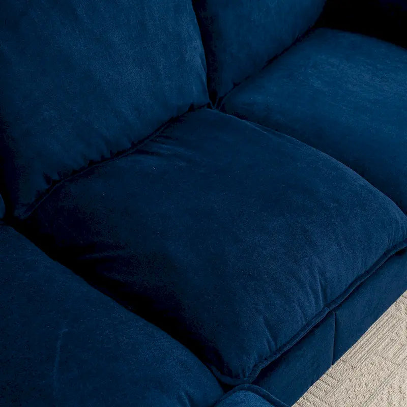 78.74  3-Seater L-Shaped Convertible Sectional Sofa with Footstools and Storage