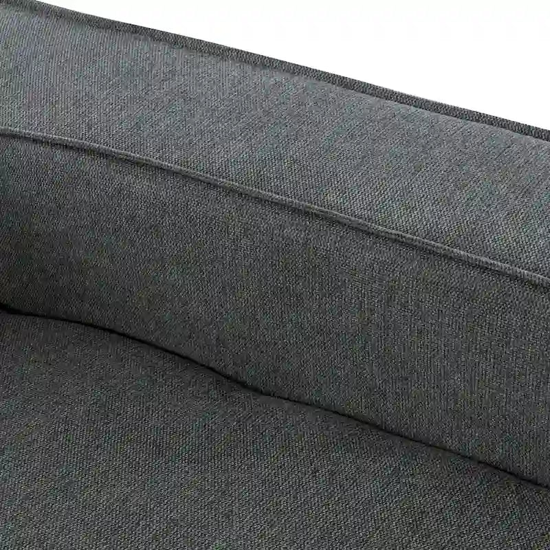 Grey 125  Modern 4-Seat Chaise Lounge Sofa for Living Room Relaxation, Indoor Sleeper