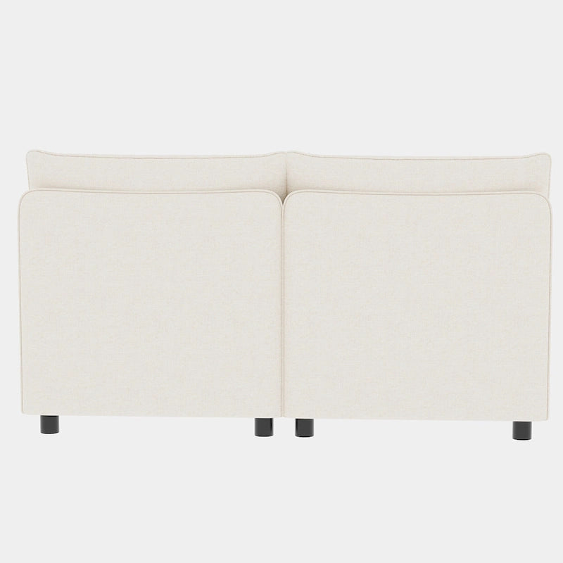 Beige 129  Convertible 8-Seater Modular Sofa with Storage