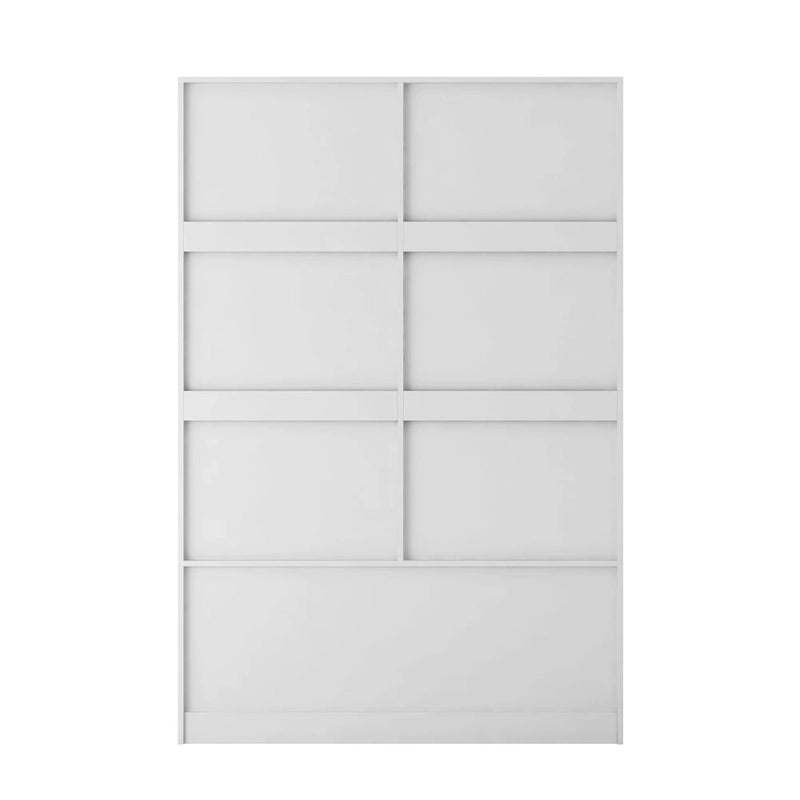 47.24  Modern Armoire with with Hanging Rod, Drawers and Open Shelves for Bedroom
