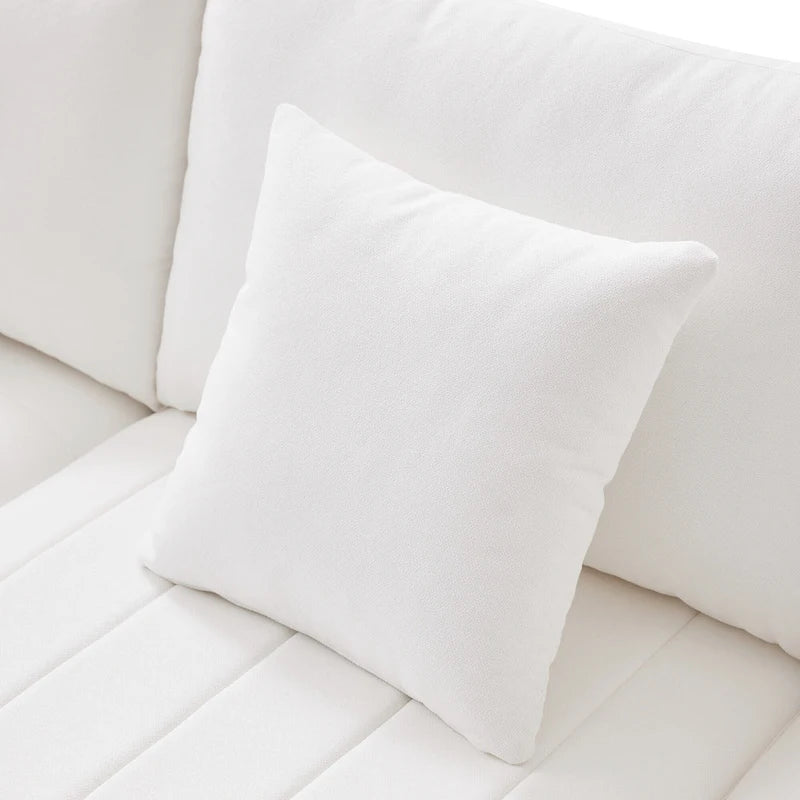 89 Polyester Modular Sectional Sofa with Deep Seat & Ottoman