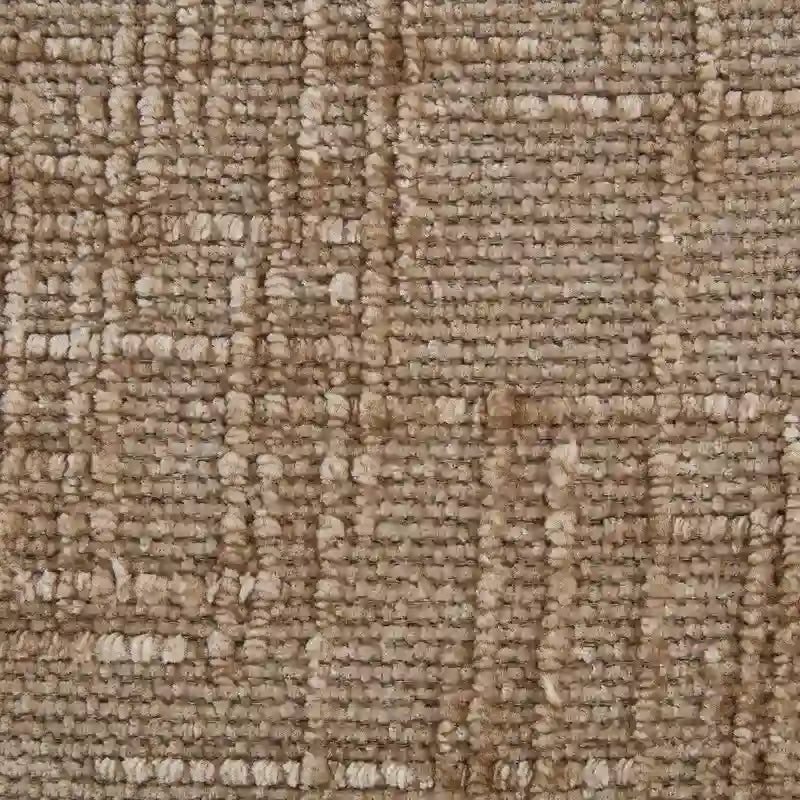 76.77  Chenille Upholstered Sofa with 2 Ottomans