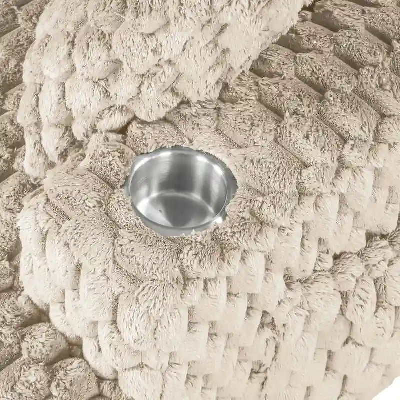 Furniture of America Lanturn Modern Soft Upholstered 2-Arm Oversized Chaise