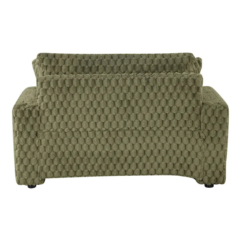 Furniture of America Lanturn Modern Soft Upholstered 2-Arm Oversized Chaise