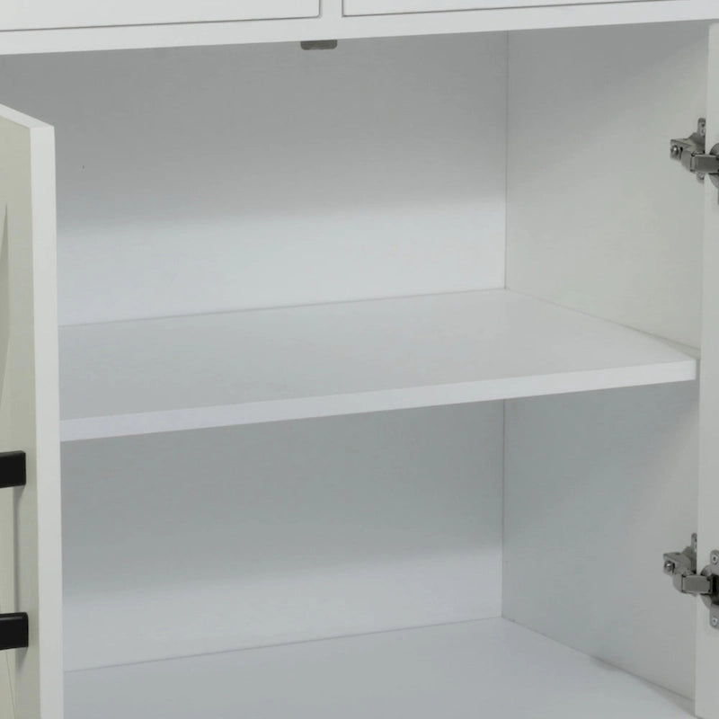 Traditional 42.4  Wide 3 Drawer Sideboard Storage Cabinet