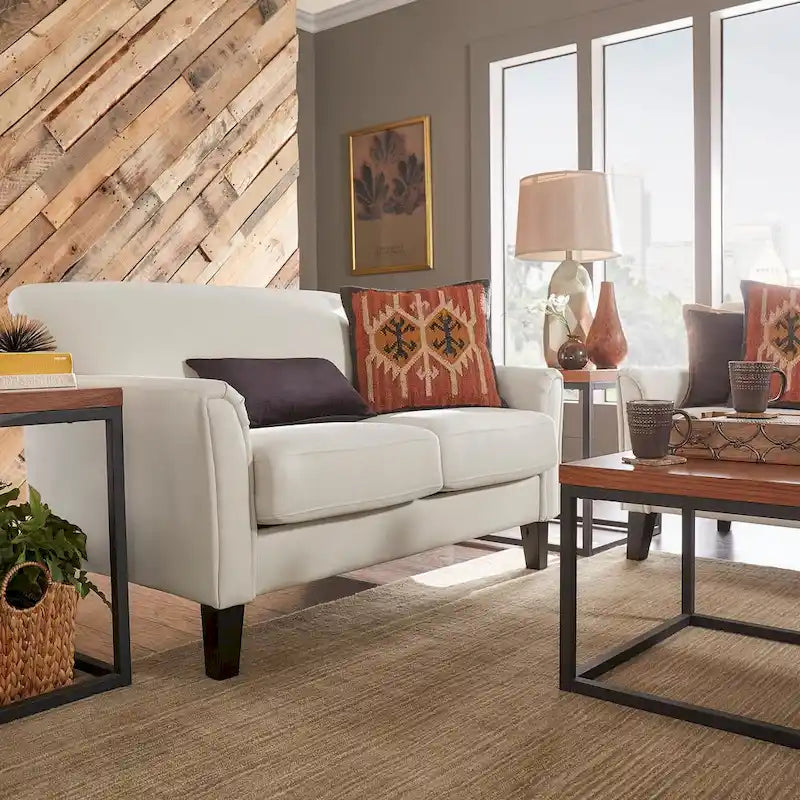 Uptown Modern Cushion Back Loveseat by iNSPIRE Q Classic