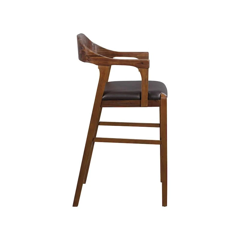 Rasmus Wood Counter or Bar Stool