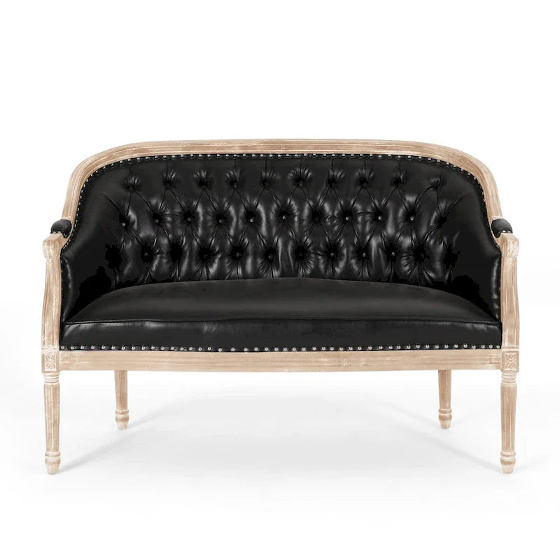 Faye Tufted Upholstered Loveseat by