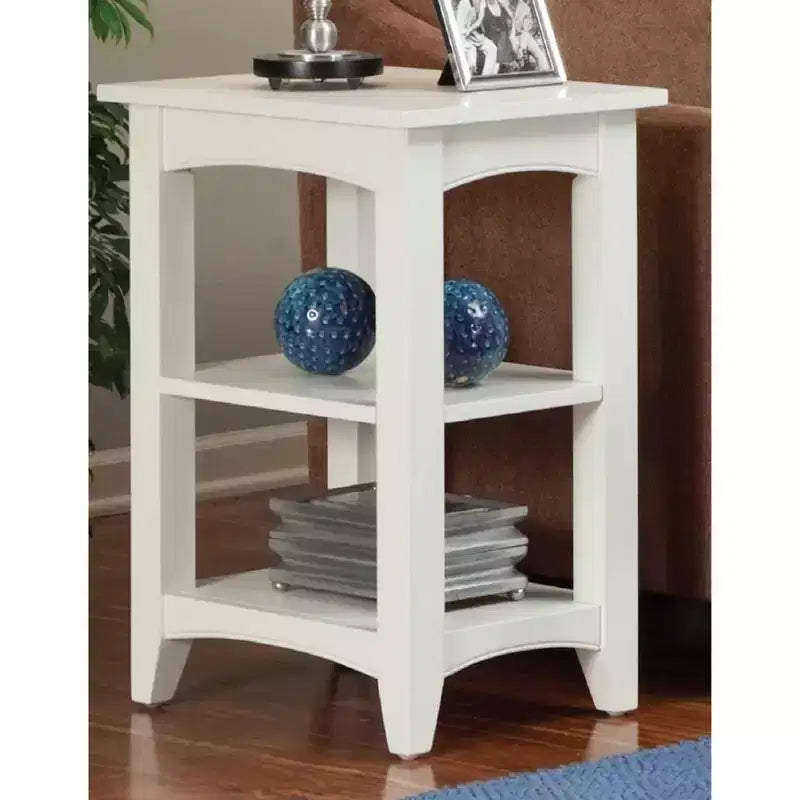 Shaker Cottage Wood 2 Shelf End Table - Alaterre Furniture