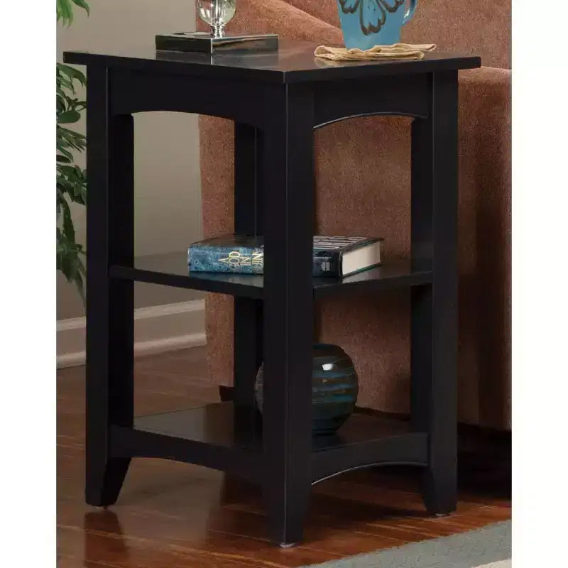Shaker Cottage Wood 2 Shelf End Table - Alaterre Furniture