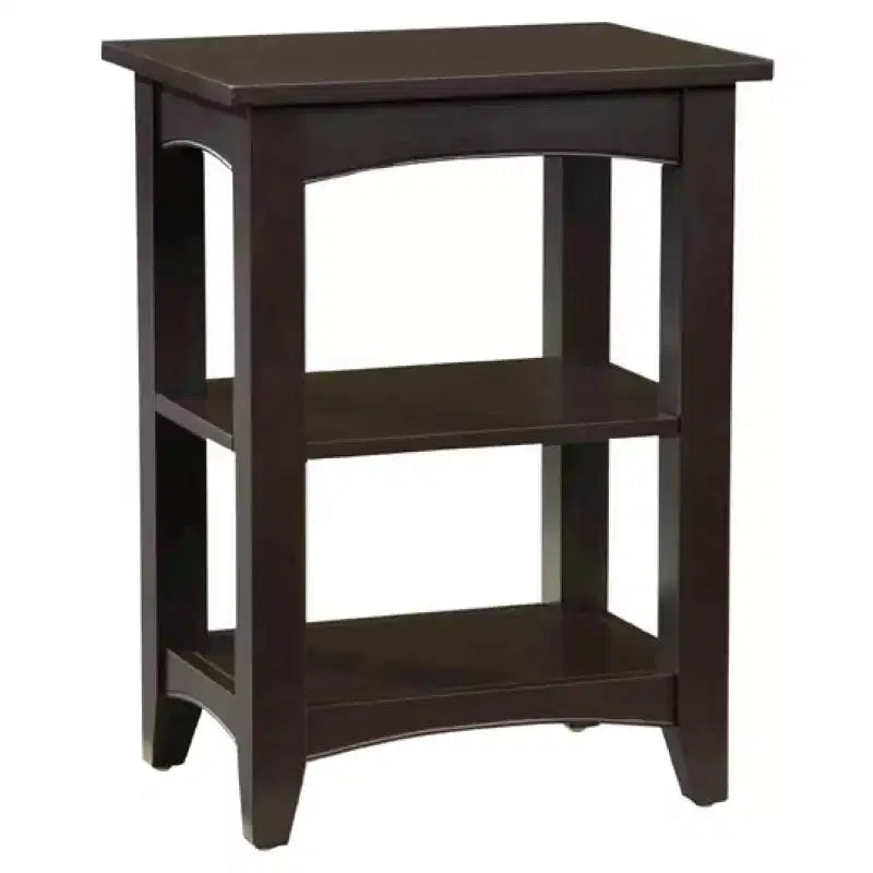 Shaker Cottage Wood 2 Shelf End Table - Alaterre Furniture