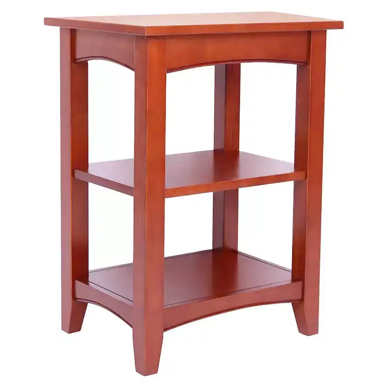 Shaker Cottage Wood 2 Shelf End Table - Alaterre Furniture
