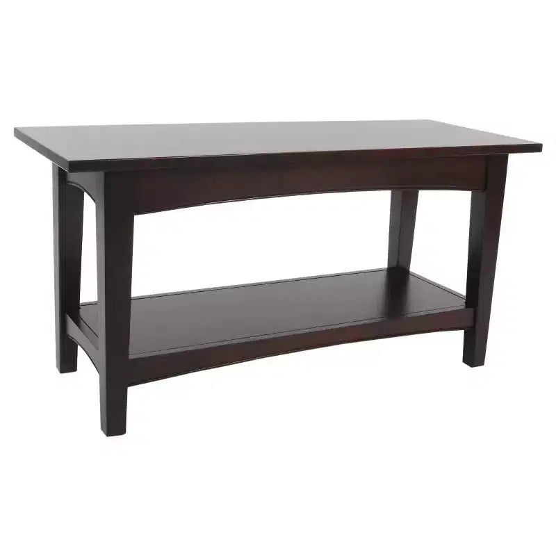 Cottage Bench with Shelf - Alaterre