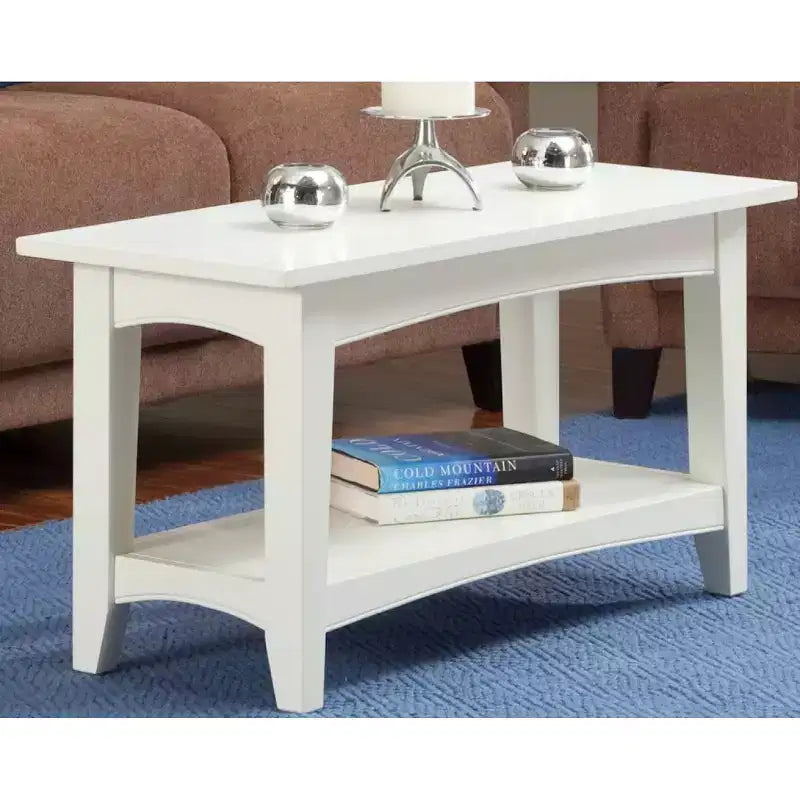 Cottage Bench with Shelf - Alaterre