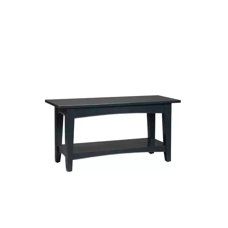 Cottage Bench with Shelf - Alaterre