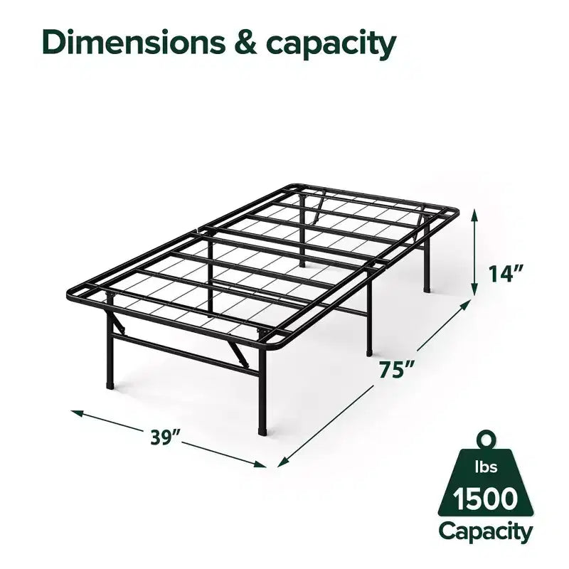 14 Gene SmartBase Deluxe Mattress Foundation - Zinus