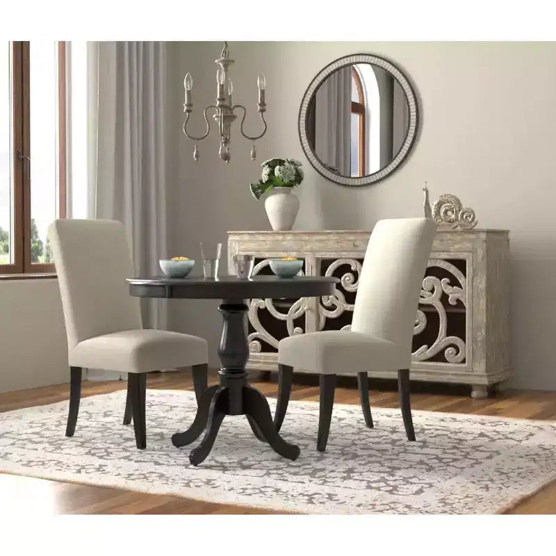 Carolina Living 42 Salem Round Pedestal Dining Table