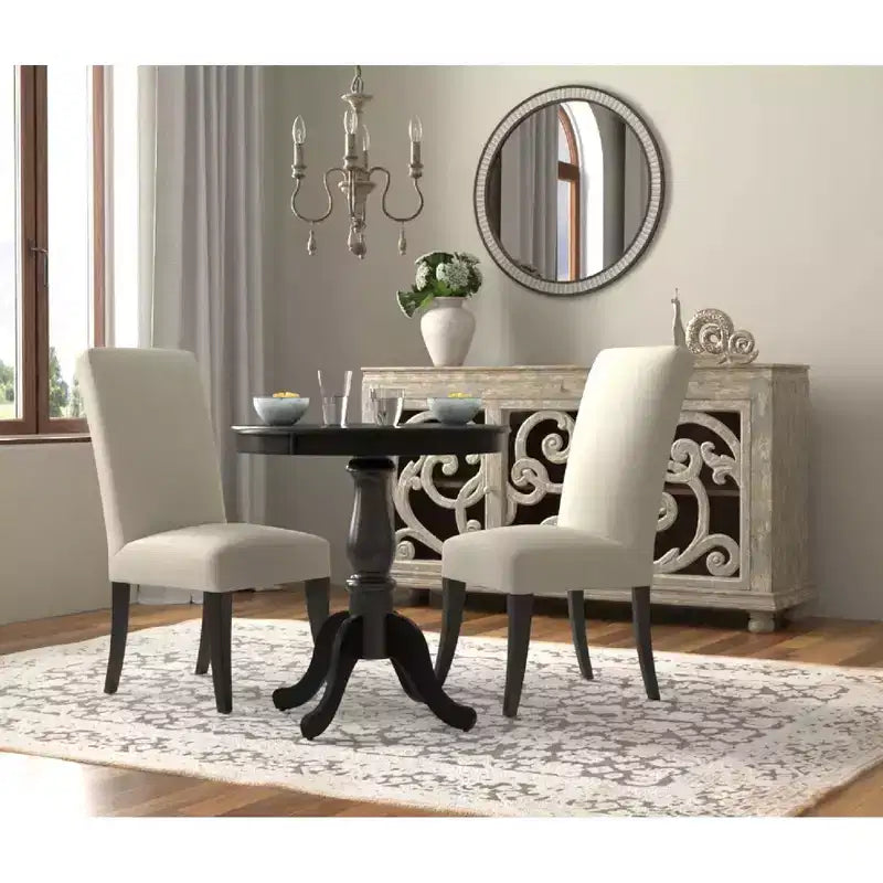 Carolina Living 30 Salem Round Pedestal Bar Table