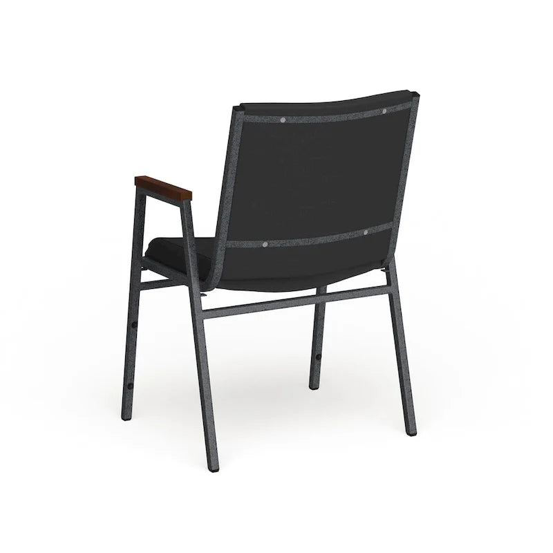 Chaise empilable robuste avec accoudoirs - 21P x 21L x 31H