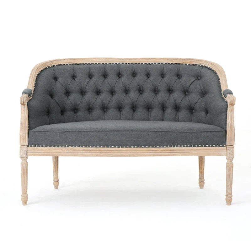 Faye Tufted Upholstered Loveseat by