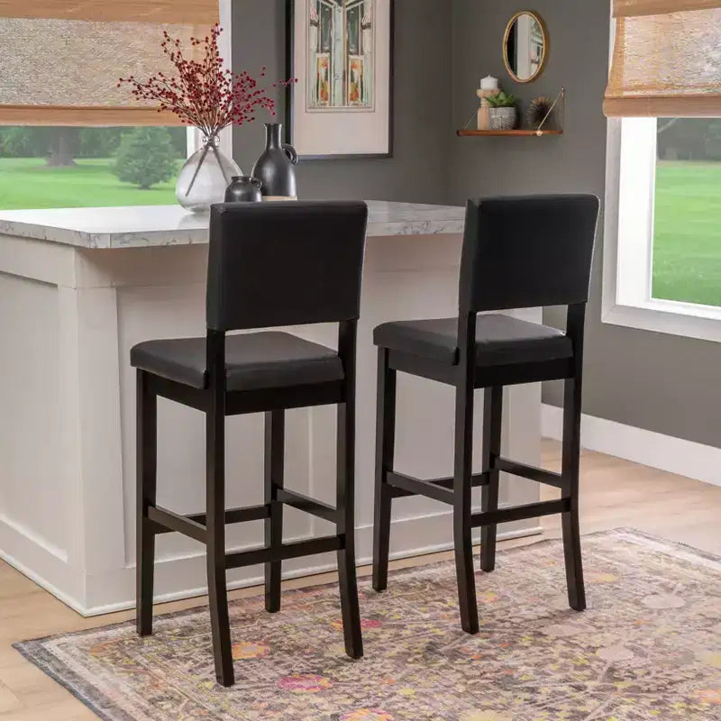 Tabouret de bar Linon Milano Noir