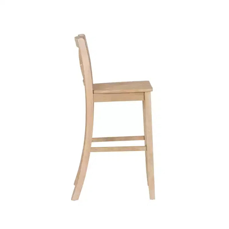 Linon Torino Wash X Back Counter Height Barstool Gray