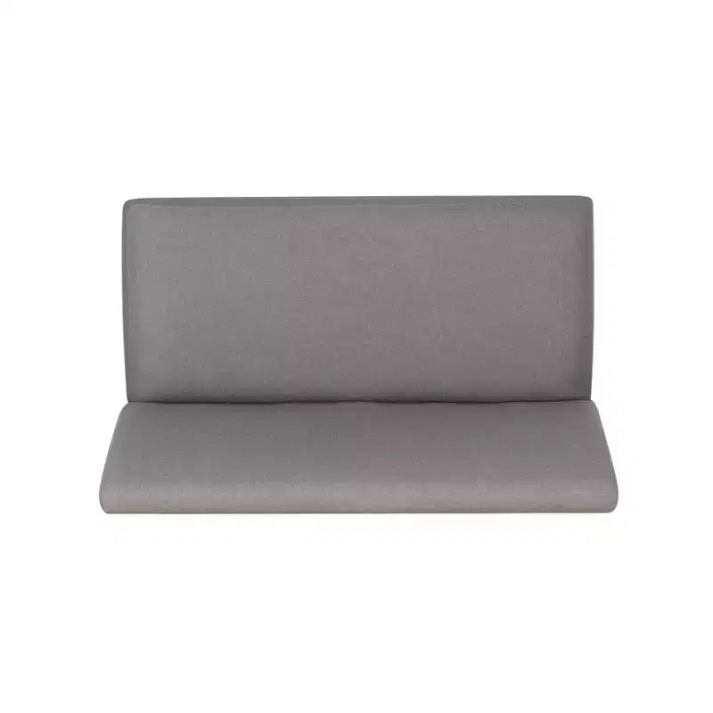 Powell Set of 2 Barnes Upholstered Counter Bench Black/Gray