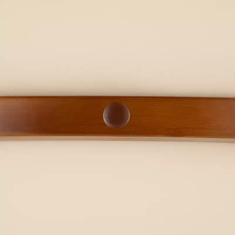 Cosmo Mid-Century Modern Chair Cream/Walnut - LumiSource: Faux Leather, Walnut Wood Legs, Padded Seat